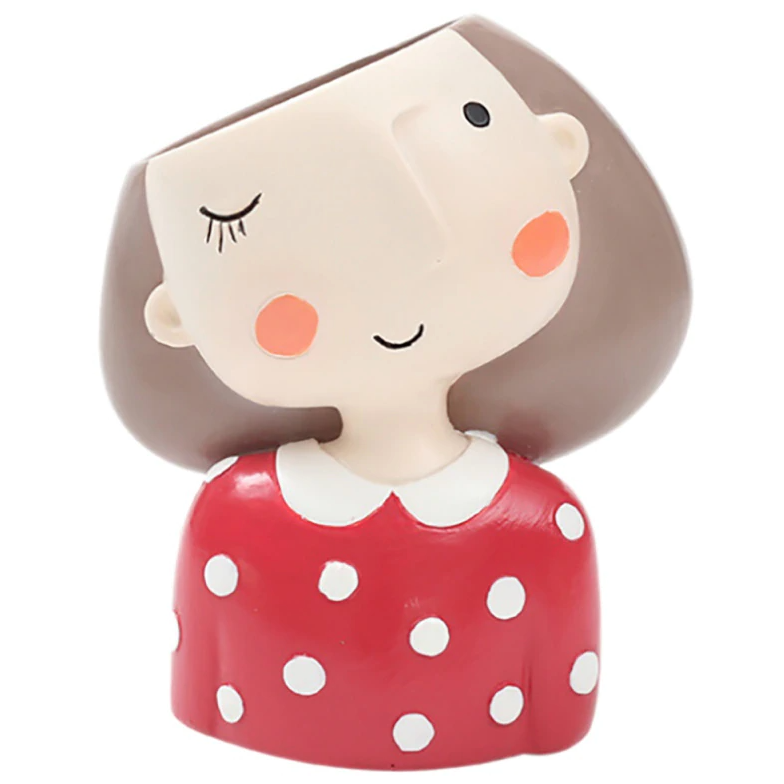 Lovely Princess Succulent Planter - Red