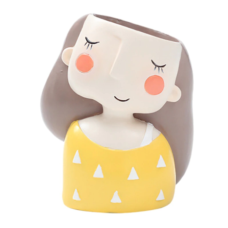 Lovely Princess Succulent Planter - Yellow